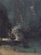 James Mcneill Whistler, Noc-turne in Black and Gold:the Falling Rocket (mk43)